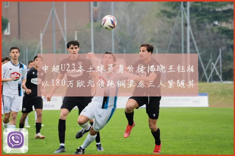 中超U23本土球员身价榜揭晓王钰栋以180万欧元领跑铜梁龙三人紧随其后